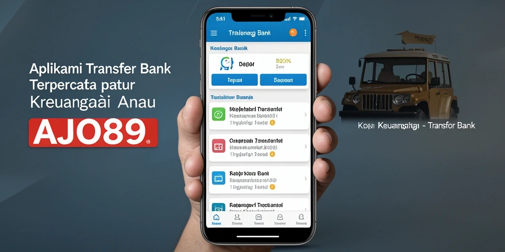 Tampilan antarmuka aplikasi AJO89 yang bersih dan responsif.