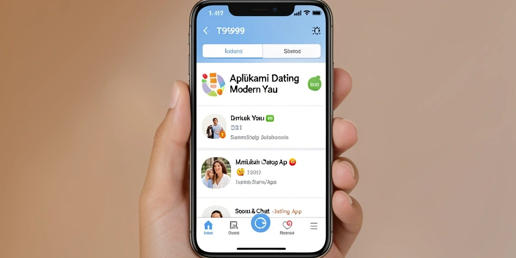 Tampilan antarmuka aplikasi T9999 yang menarik dan user-friendly.